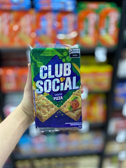 Biscoito Club Social Pizza 141g