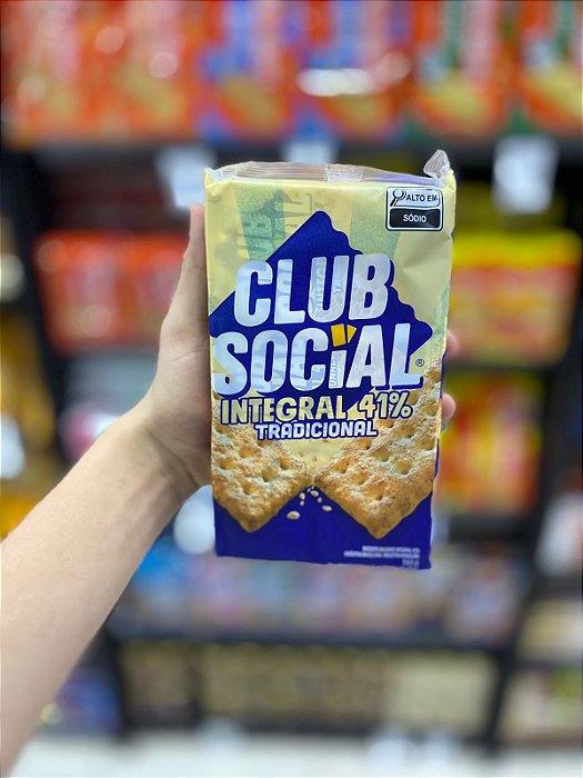 Biscoito Club Social Integral 144g