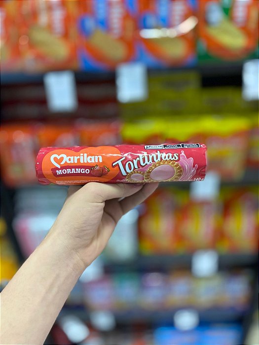 Biscoito Marilan Tortinhas Morango 140g