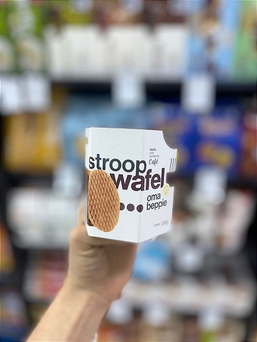 Stroop Wafel Café Caixa Com 8 Unidades 210g