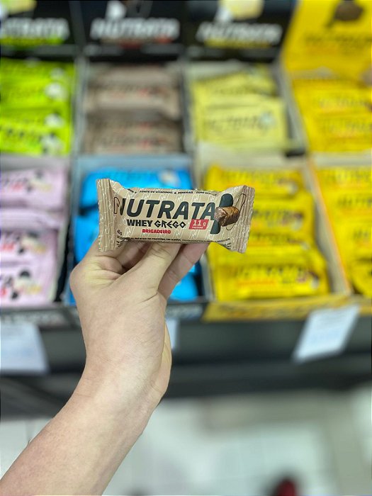 Barra de Proteina Nutrata Whey Grego Brigadeiro 40g