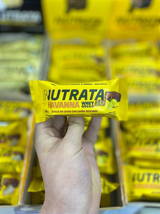 Barra de Proteina Nutrata Havanna Doce de Leite com Limão Siciliano 40g