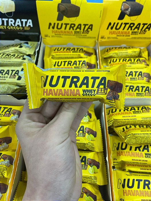 Barra de Proteina Nutrata Havanna Brownie Com Doce de Leite 40g