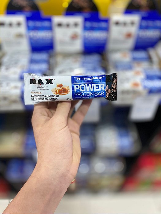Barra de Proteina Max Titanium Milk Caramel 41g