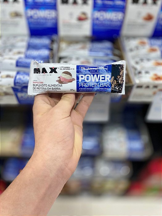 Barra de Proteina Max Titanium Napolitana 41g