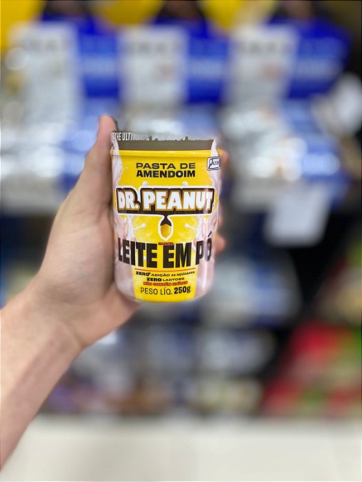 Pasta de Amendoim Dr Peanut Leite Em Pó 250g