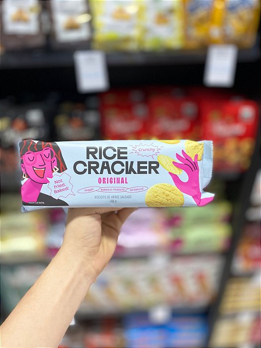 Biscoito Rice Cracker Original 100g