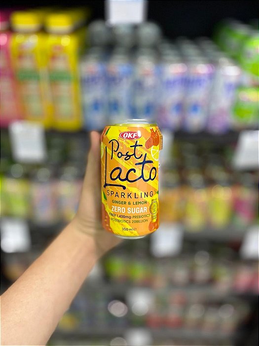 Refresco Coreano Post Lacto Ginger e Lemon 350ml
