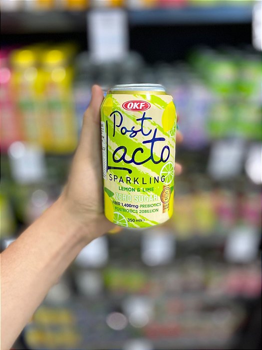Refresco Coreano Post Lacto Lemon e Lime 350ml