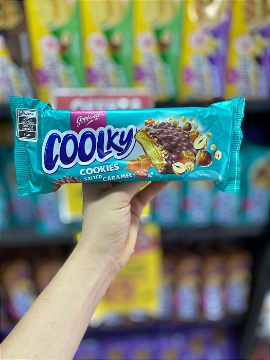 Biscoito Goplana Coolky Salted Caramel 140g