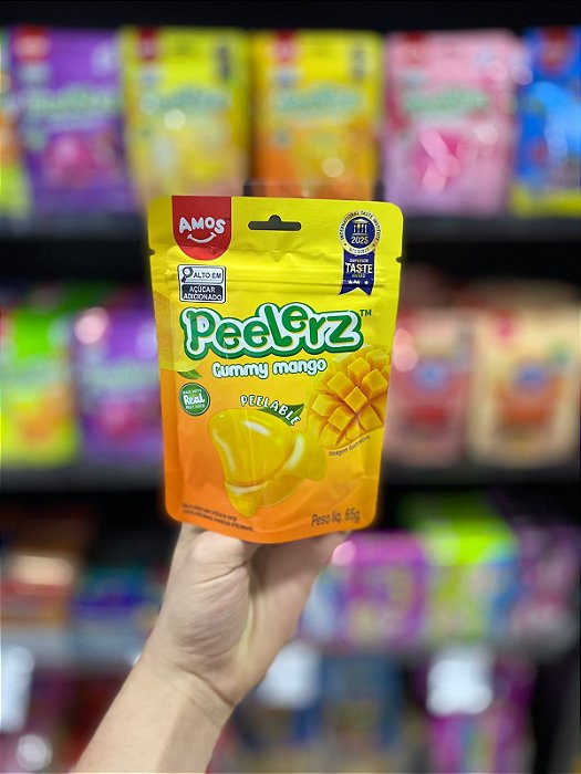 Bala Amos Peelerz Gummy Mango 65g