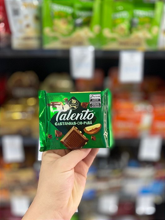 Chocolate Garoto Talento Castanha do Pará 85g