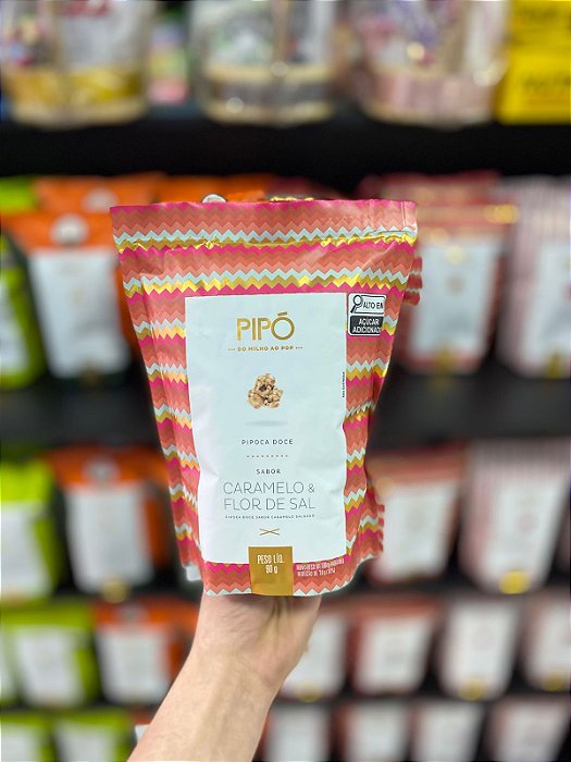 Pipó Pipoca Gourmet Caramelo & Flor De Sal 90g