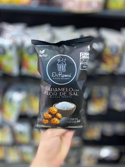 Pipoca Gourmet Dr Pipoca Caramelo Com Flor De Sal