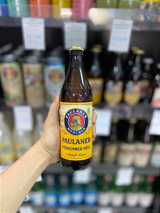 Cerveja Paulaner Munchner Hell Alemã Garrafa 500ml