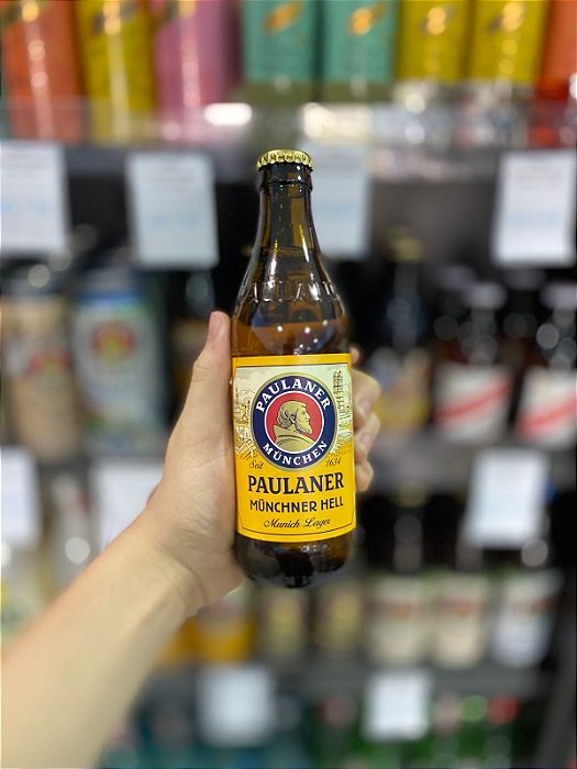 Cerveja Paulaner Munchner Hell Alemã Garrafa 330ml