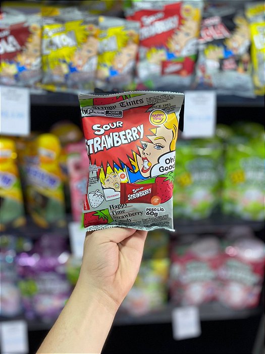 Balas Sour Super Lemon Cola Strawberry 60g