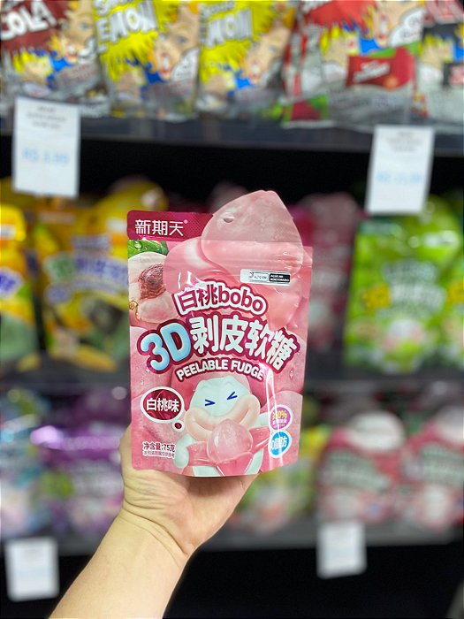 Bobo 3d Peelable Fudge Peach 75gr