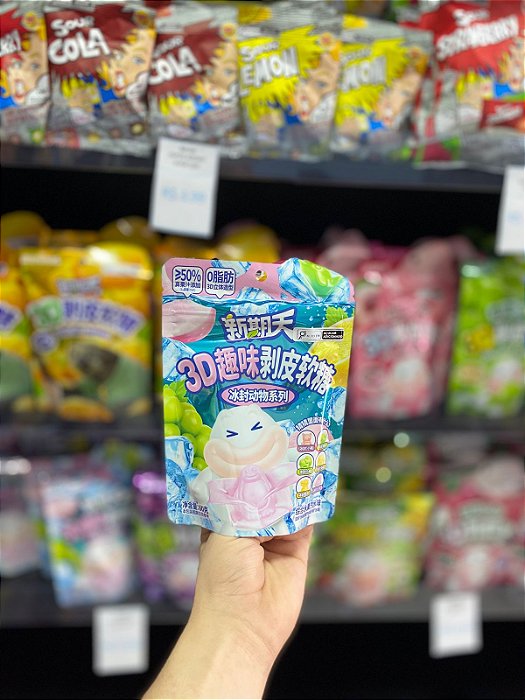 Bala Bobo 3d Descascavel Mix Assorted 75gr