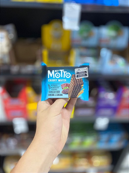 Biscoito My Motto Wafer Crispy Cacau