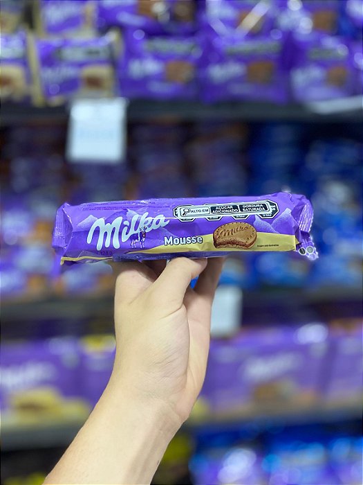 Biscoitos Doces Recheados Com Mousse De Baunilha 124g