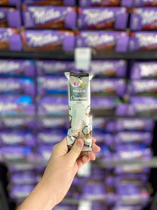 Sorvete Paleteria Paulista Paleta Cremosa Coco 70g