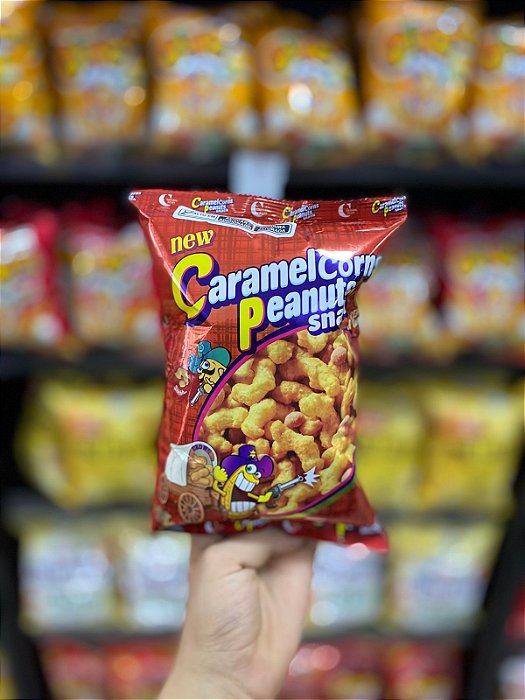 Salgadinho Oriental Caramel Corns Peanuts 72g
