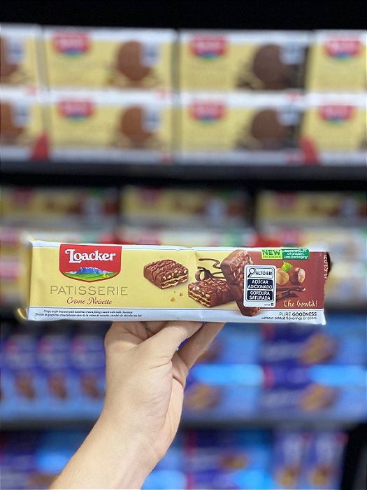 Biscoito Loacker Patisserie Creme Noissete 100g