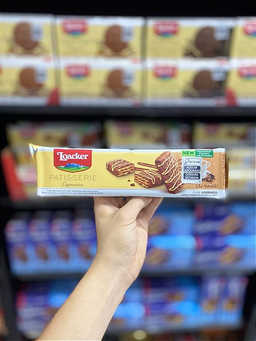 Biscoito Loacker Patisserie Capuccino 100g
