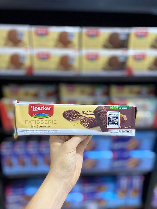 Biscoito Loacker Patisserie Dark Hazelnut 100g