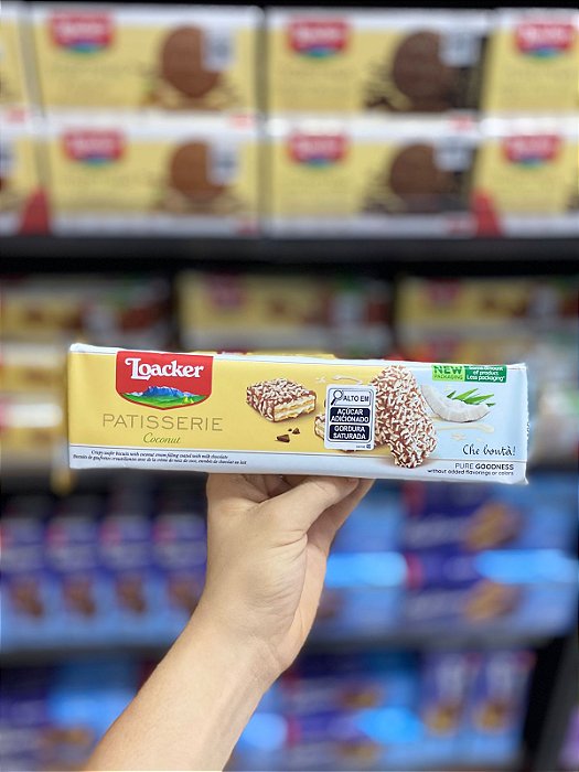 Biscoito Loacker Patisserie Coconut 100g