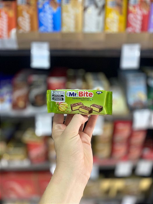 Chocolate Mr Bite Pistachio Wafer 32g