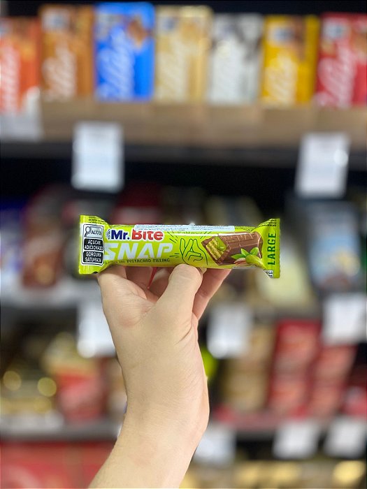 Chocolate Mr Bite Snap Pistachio 35g