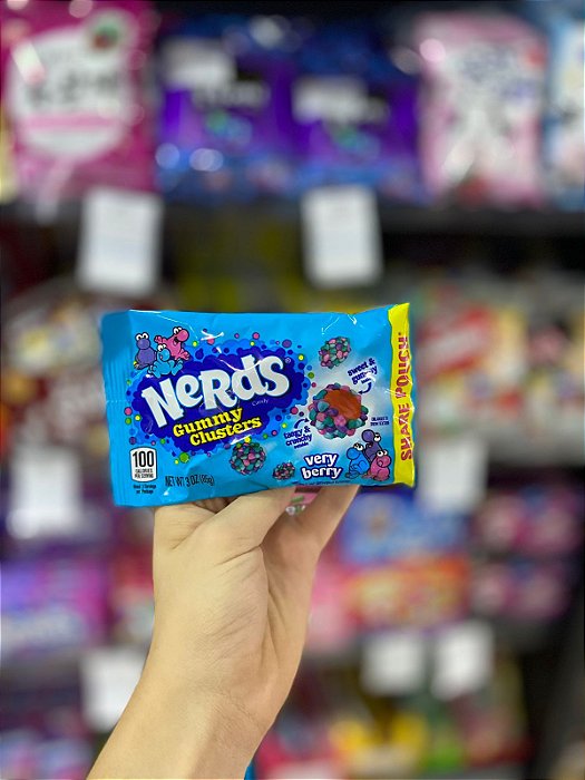 Bala Nerds Gummy Clusters Very Berry 85g