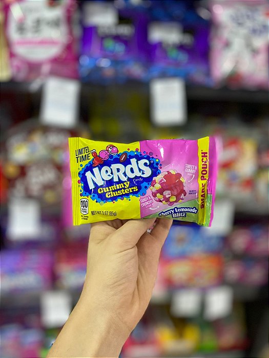 Bala Nerds Gummy Clusters Cherry Lemonade 85g