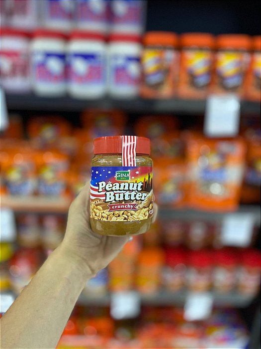 Pasta De Amendoim Gina Crunchy 350g