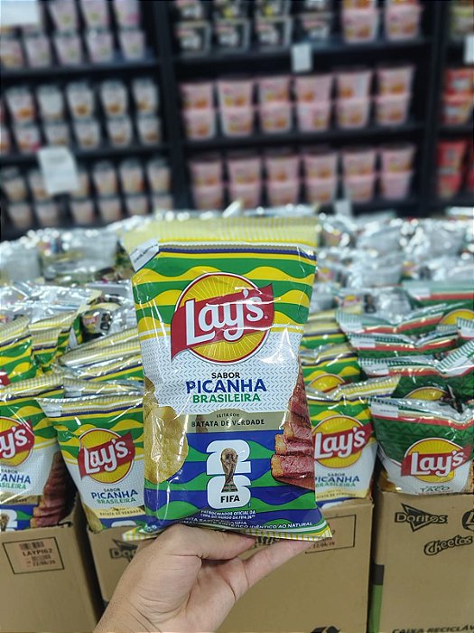 Batata Lays Picanha Brasileira 62g *Copa Do Mundo 2026*