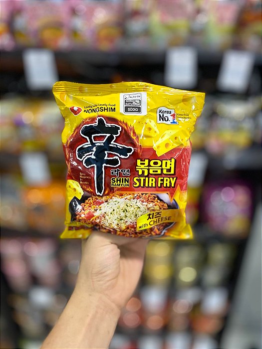 Lamen Coreano Nongshim Stir Fry Cheese 136g