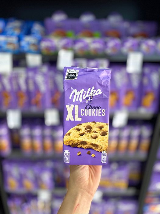 Biscoito Milka Choco Cookies XL 184g