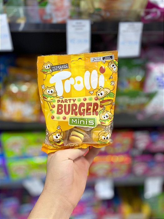 Bala Trolli Party Burger Minis 50g