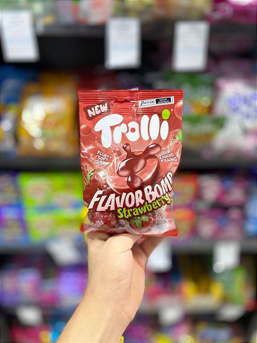 Bala Trolli Flavour Bomb Strawberry 75g