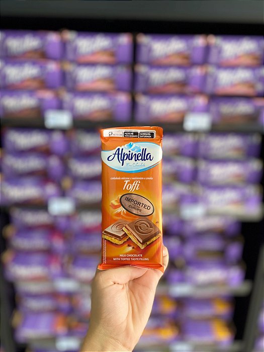 Barra de Chocolate Alpinella Caramelo 100g