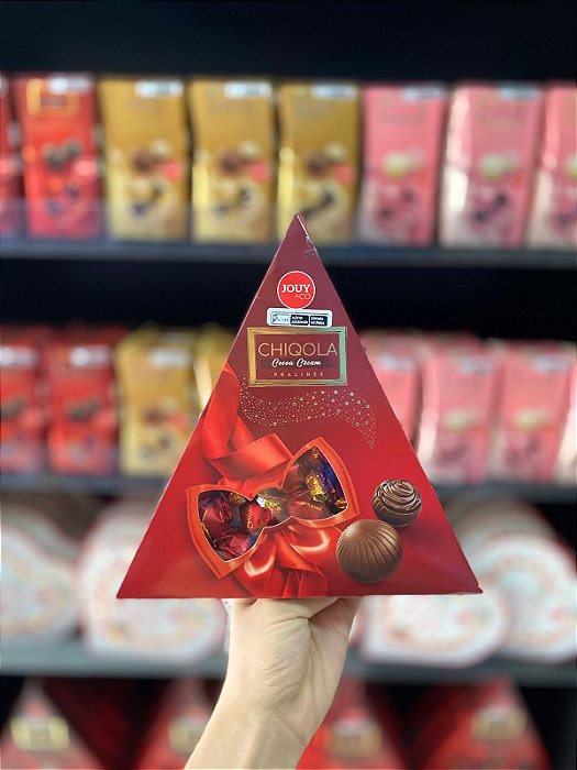 Caixa De BomBom Pralines Chiqola Cocoa Cream 110g