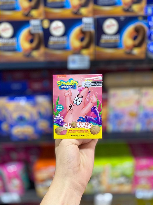 Biscoito Nickelodeon Patrick Cloudiz 30g