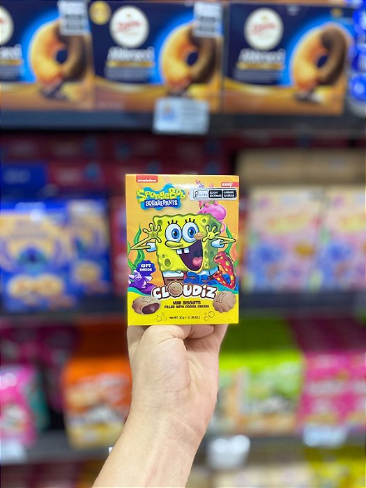 Biscoito Nickelodeon Bob Esponja Cloudiz 30g