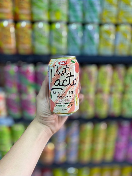 Refresco Coreano Post Lacto Peach Cream 350ml
