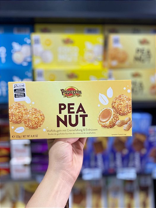 Wafer Papagena Amendoim 125g