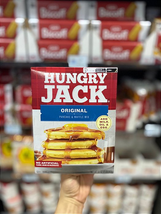 Farinha Hungry Jack Pancake Waffle mix 907g