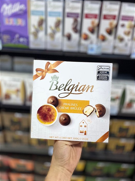 Chocolate Pralines Belgian Créme Brullé 200g