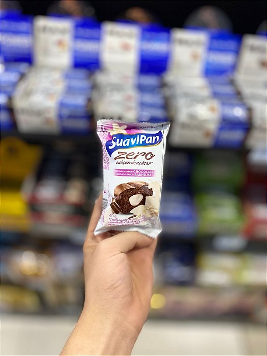 Bolinho De Baunilha Suavipan Zero Adição De Açucar 40g